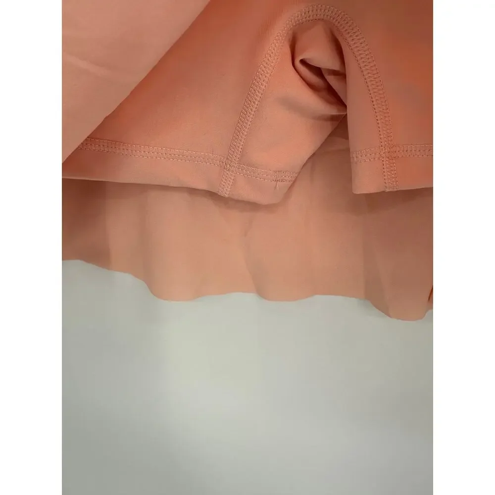 Nike Dri-fit Skort Women XL Peach Pink Tennis Pickleball Golf Preppy Stretch NWT